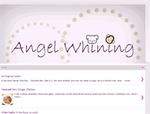 Tablet Screenshot of angel-whining.com